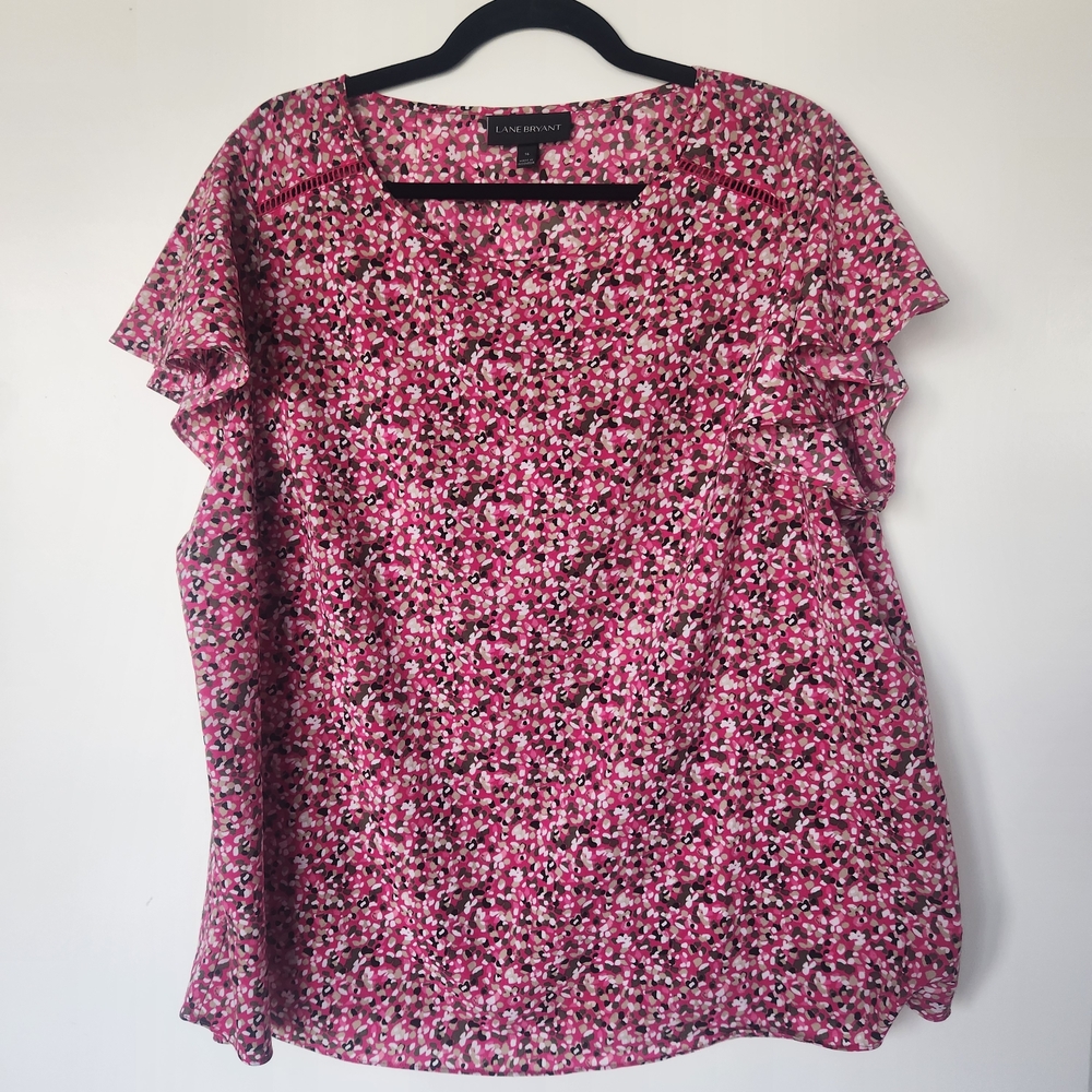 Lane Bryant Pink Blouse